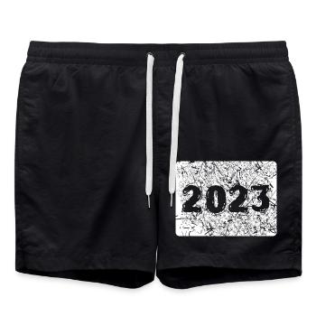 2023 - Short de bain - noir - Devant - AI Model Male 185 light (185cm)