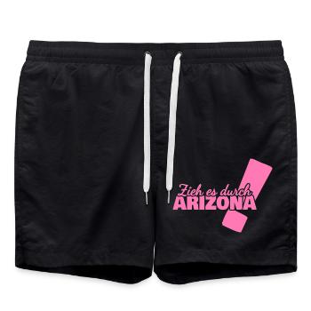 Cadeau pour l’Arizona - Short de bain - noir - Devant - AI Model Male 185 light (185cm)