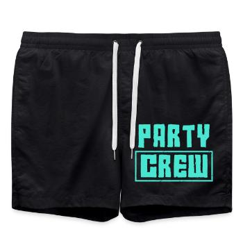 Party Crew - Swim Trunks - black - Front - AI Model Male 185 light (185cm)