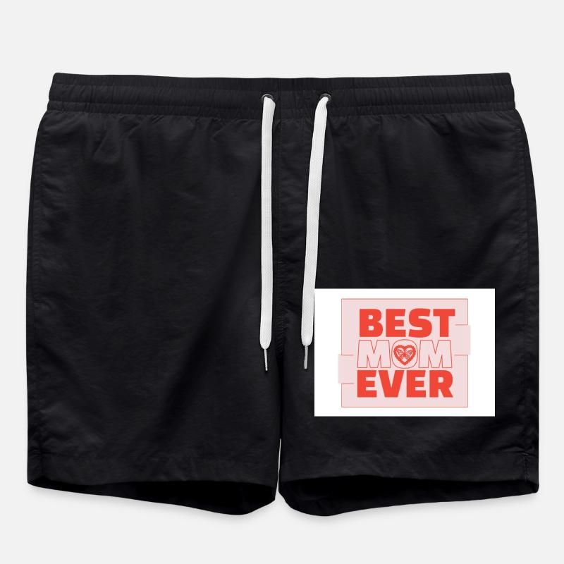 Mama aller Zeiten - Badeshorts - Schwarz