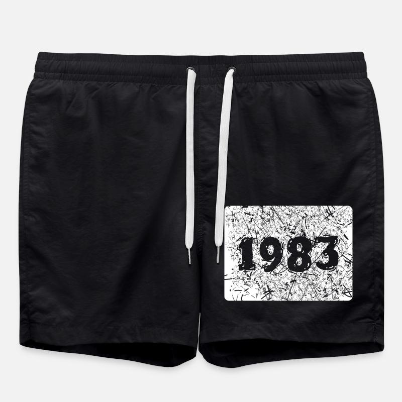 1983 - Badeshorts - Schwarz