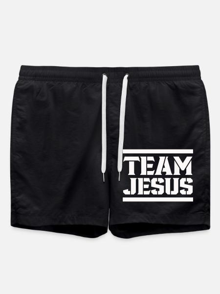 Jesus Team - Swim Trunks - black