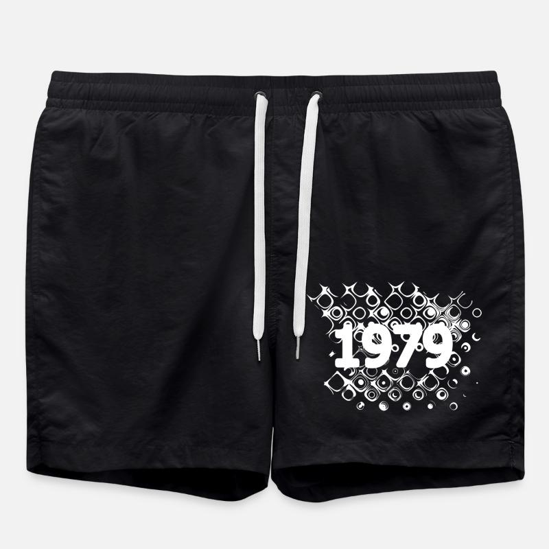 Retro 1979 - Swim Trunks - black