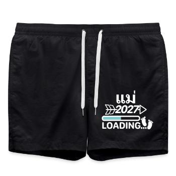 แม่ Mama thai2027 - Badeshorts - Schwarz - Vorne - AI Model Male 185 light (185cm)