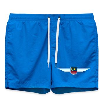 Malaisie Fan Outfit T Shirt Design - Short de bain - cobalt blue - Devant