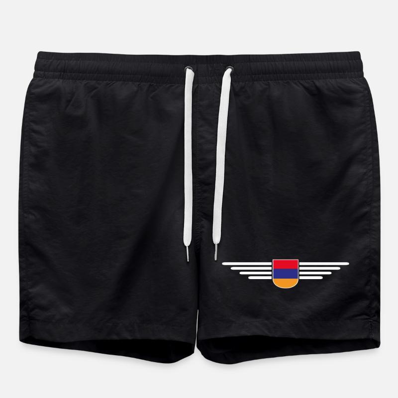 Armenia Merchandise – Experience Culture - Swim Trunks - black