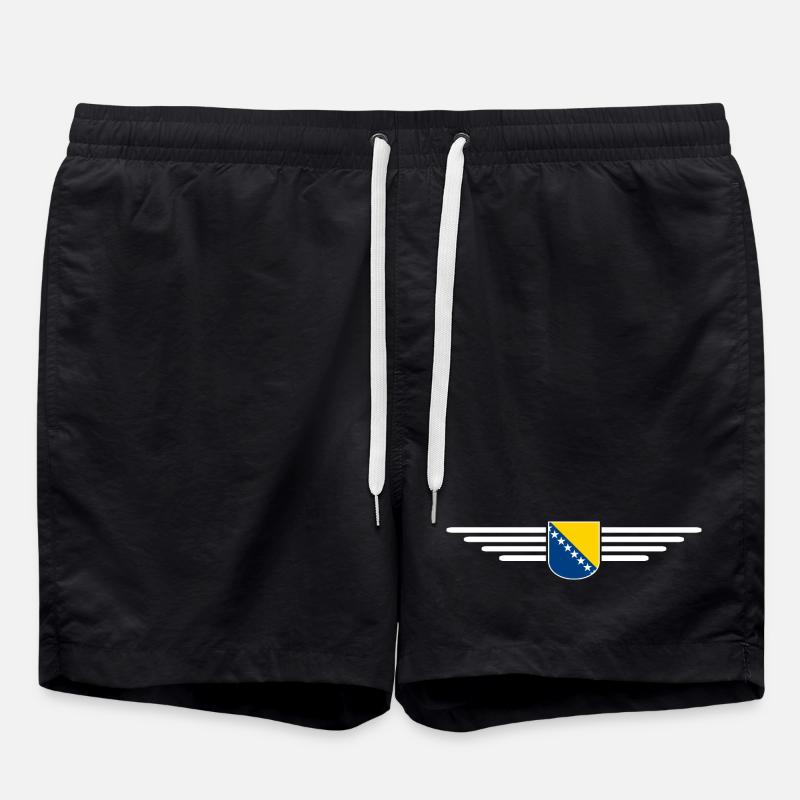 T-Shirt Bosnie-Herzégovine - Short de bain - noir