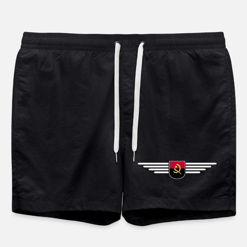 Angola Design – Fierté d’Afrique - Short de bain - noir
