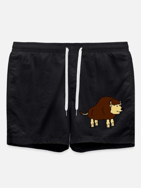 bison - Short de bain - noir