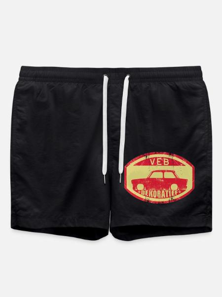 601 - VEB - Dekoratief - Badeshorts - Schwarz