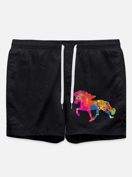 Tölter 2 splashes of colour - Swim Trunks - black