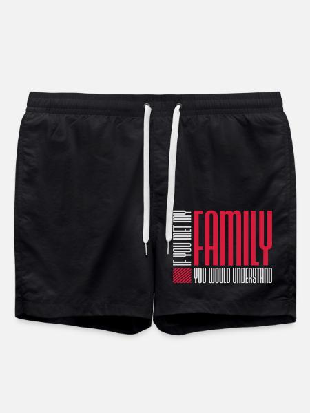you would understand quote - Swim Trunks - black