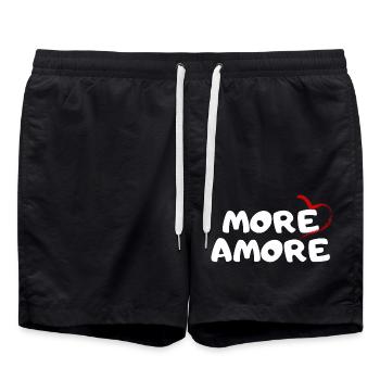 More Amore Favorite Person Valentine's Day Gift - Swim Trunks - black - Front - AI Model Male 185 light (185cm)