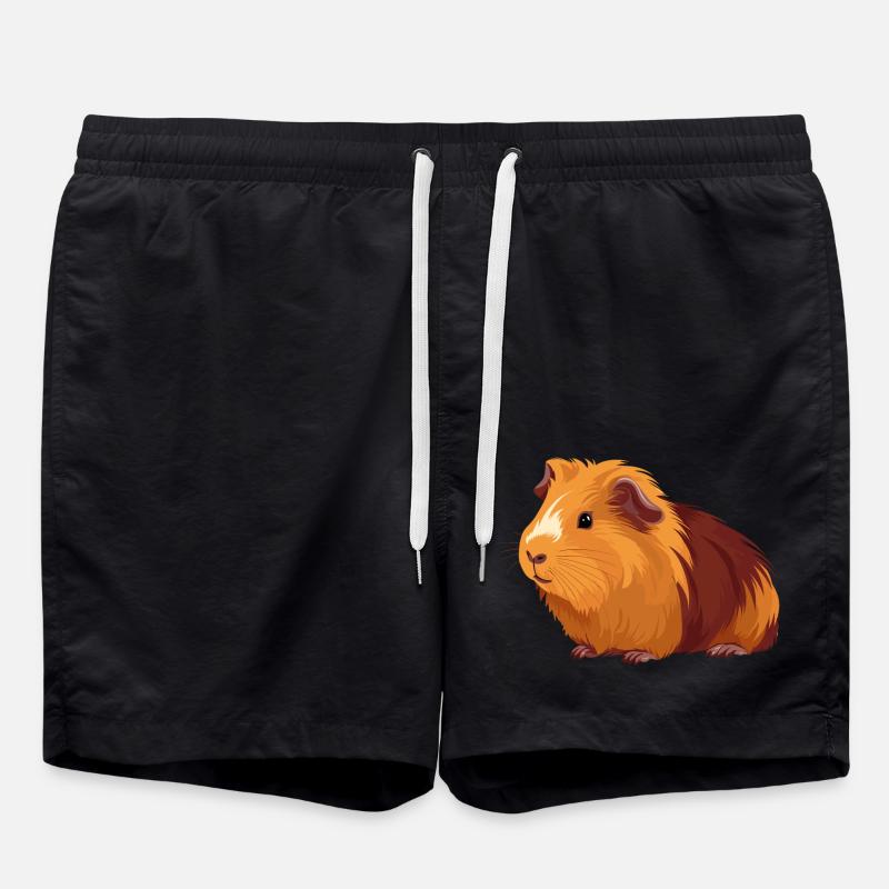 Guinea Pig - Swim Trunks - black