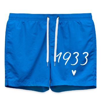 1933 Heart Birthday - Swim Trunks - cobalt blue - Front