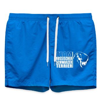 TEAM Russischer Schwarzer Terrier Hunde Wilsigns - Badeshorts - Cobalt blue - Vorne