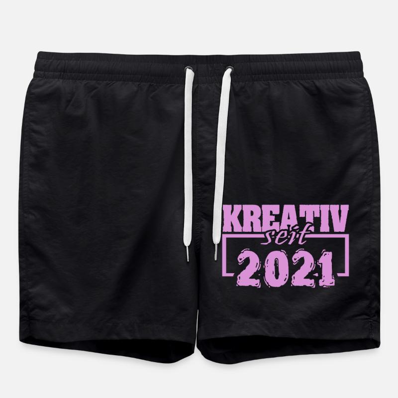 2021 - Badeshorts - Schwarz