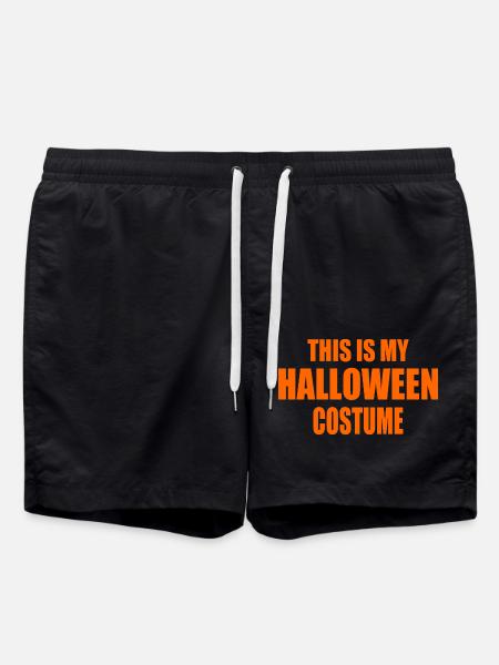 this is my halloween costume - Swim Trunks - black