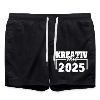 Acteur 2025 - Short de bain - noir - Devant - AI Model Male 185 light (185cm)