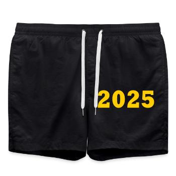 2025 - Short de bain - noir - Devant - AI Model Male 185 light (185cm)