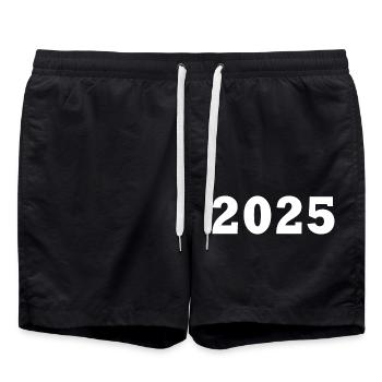 2025 - Swim Trunks - black - Front - AI Model Male 185 light (185cm)