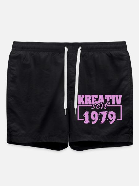 1979 - Short de bain - noir