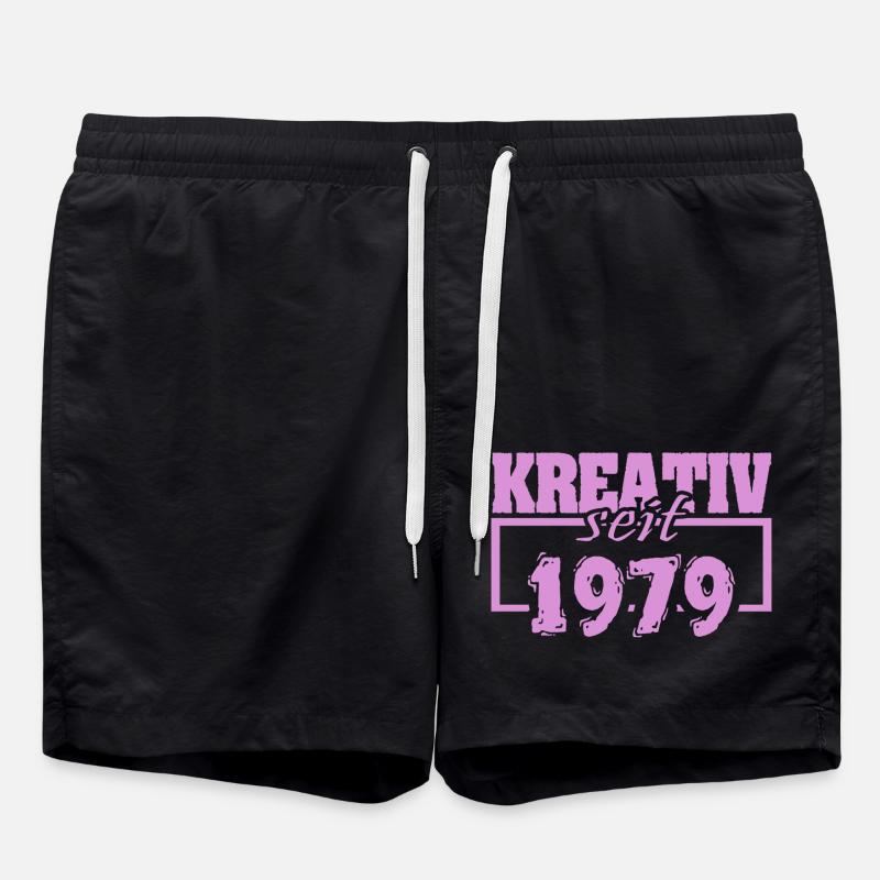 1979 - Swim Trunks - black