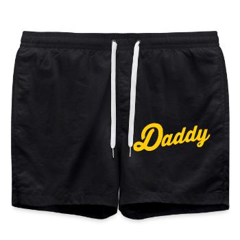 Daddy - Short de bain - noir - Devant - AI Model Male 185 light (185cm)