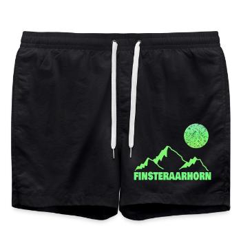 Finsteraarhorn comme grimpeur - Short de bain - noir - Devant - AI Model Male 185 light (185cm)