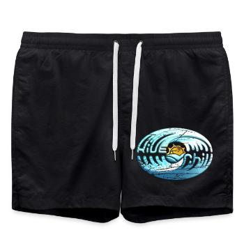 ride and chill - Badeshorts - Schwarz - Vorne - AI Model Male 185 light (185cm)