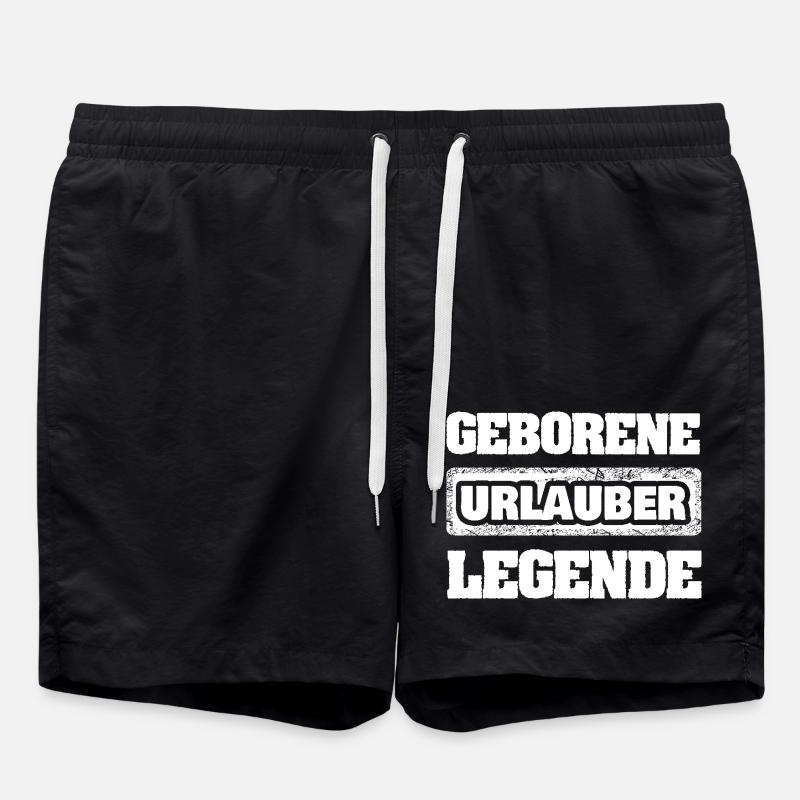 Gift for holidaymakers - Swim Trunks - black