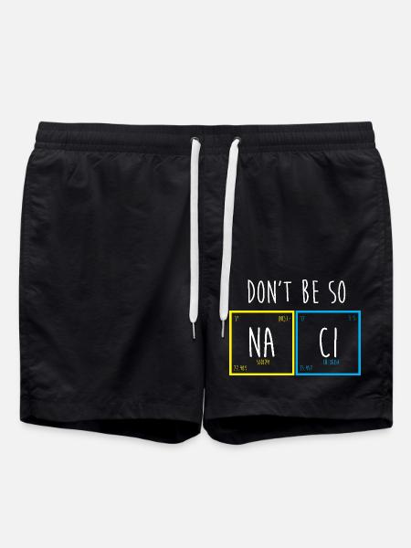 Periodic table - Swim Trunks - black