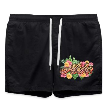 Aloha Holiday Hawaii Gift - Short de bain - noir - Devant - AI Model Male 185 light (185cm)