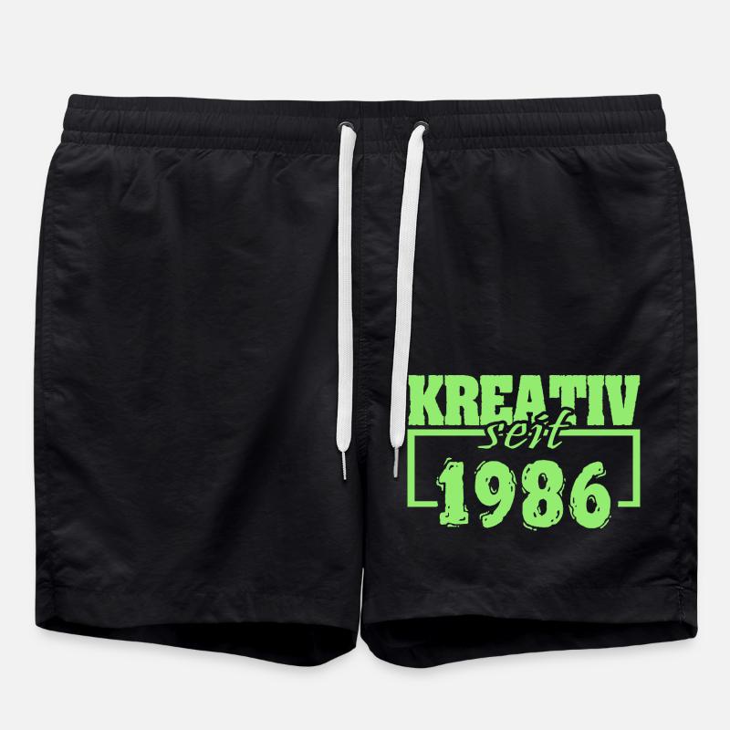 1986 - Swim Trunks - black