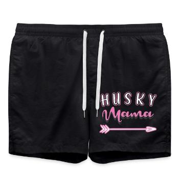 Husky sibérien - Short de bain - noir - Devant - AI Model Male 185 light (185cm)