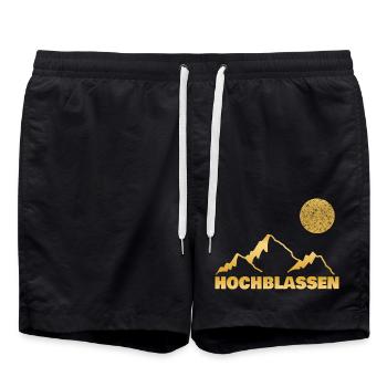 Mount Hochblassen - Swim Trunks - black - Front - AI Model Male 185 light (185cm)