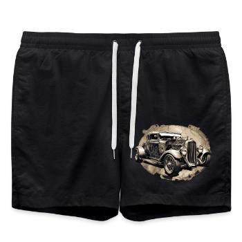 Hotrod - Swim Trunks - black - Front - AI Model Male 185 light (185cm)