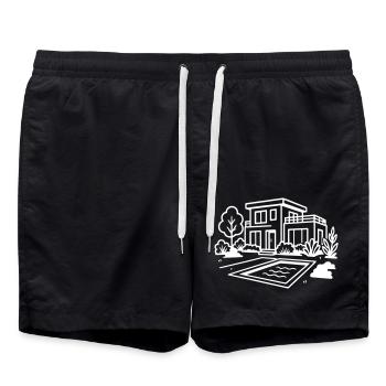 Maison Villa Maison de vacances - Short de bain - noir - Devant - AI Model Male 185 light (185cm)