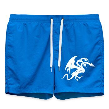 Dragon 3 Head - Swim Trunks - cobalt blue - Front