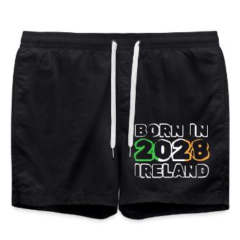 2028 - Short de bain - noir - Devant - AI Model Male 185 light (185cm)