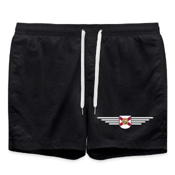 T-shirt Fan Floride – Sun & Beach - Short de bain - noir - Devant - AI Model Male 185 light (185cm)