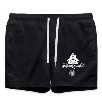 Forêt-Noire - Short de bain - noir - Devant - AI Model Male 185 light (185cm)