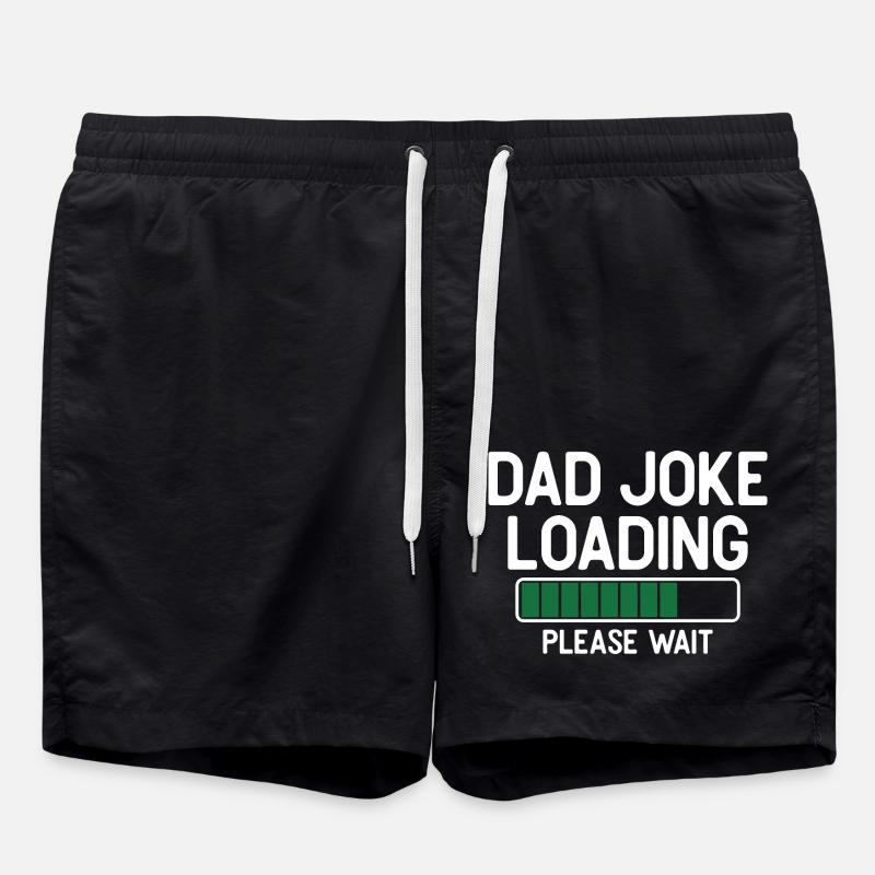 Dad joke loading please wait - Short de bain - noir