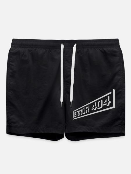Netzwerk verloren Error 404 - Badeshorts - Schwarz