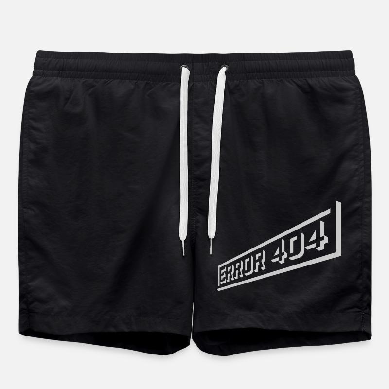 Netzwerk verloren Error 404 - Badeshorts - Schwarz