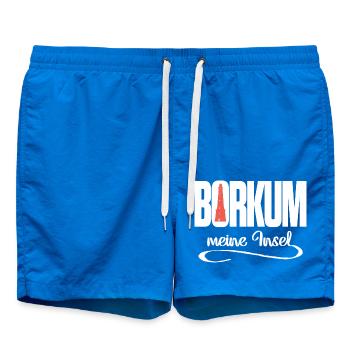 Borkum meine Insel - Badeshorts - Cobalt blue - Vorne