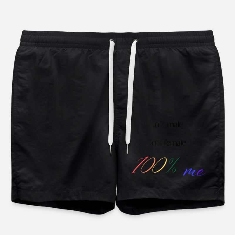 100% me - Swim Trunks - black