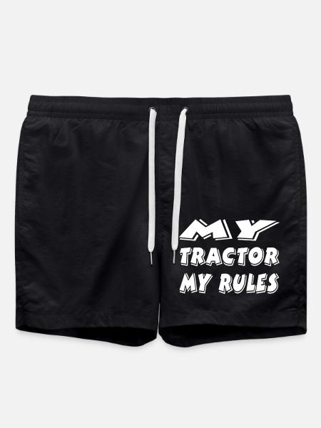 Traktor - Badeshorts - Schwarz