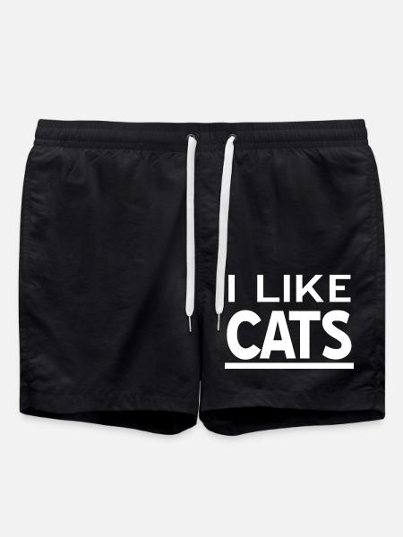 Feline - Swim Trunks - black