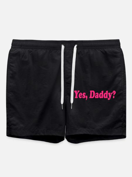 Yes daddy - Swim Trunks - black